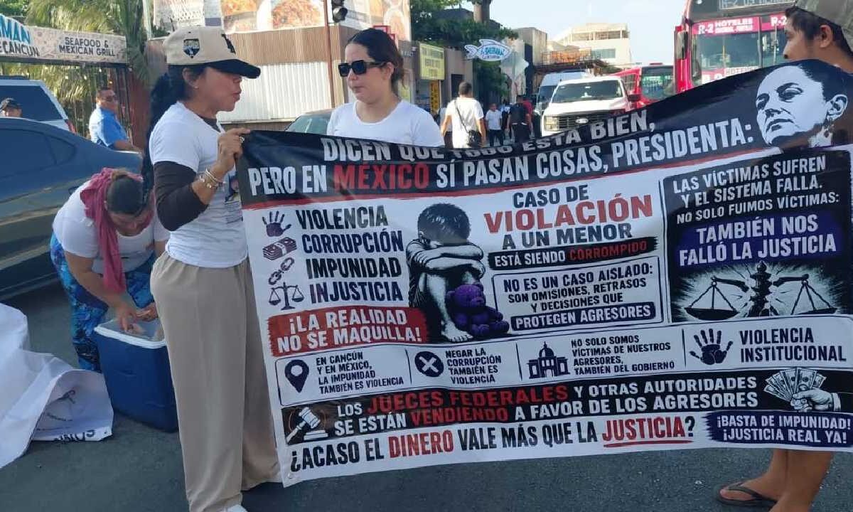 Enoja a madres buscadoras bloqueos.