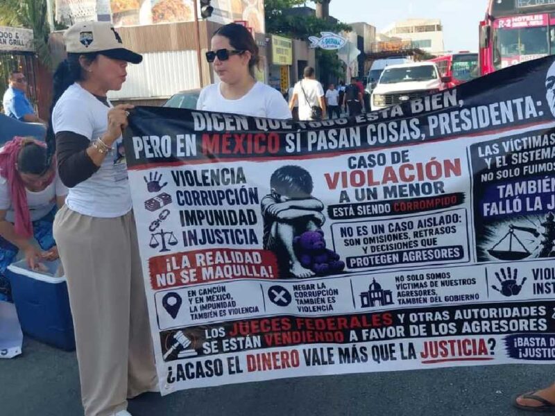 Madres buscadoras intensificarán protestas en Quintana Roo tras bloqueo en evento de Sheinbaum