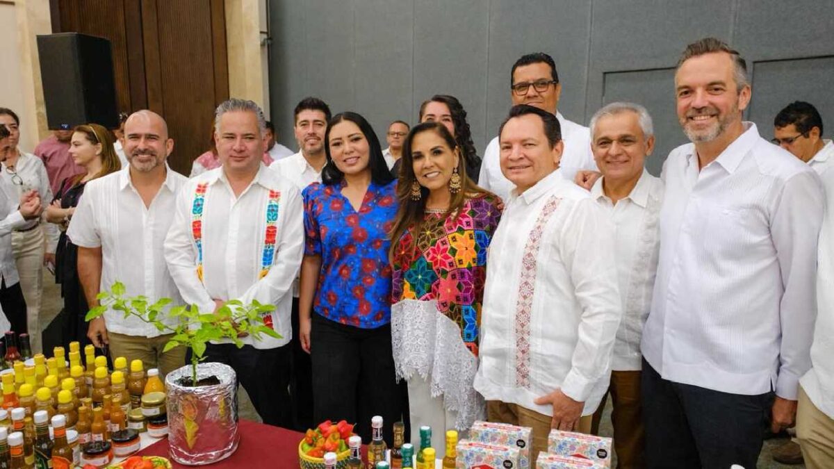 Mara Lezama estuvo en Mérida.
