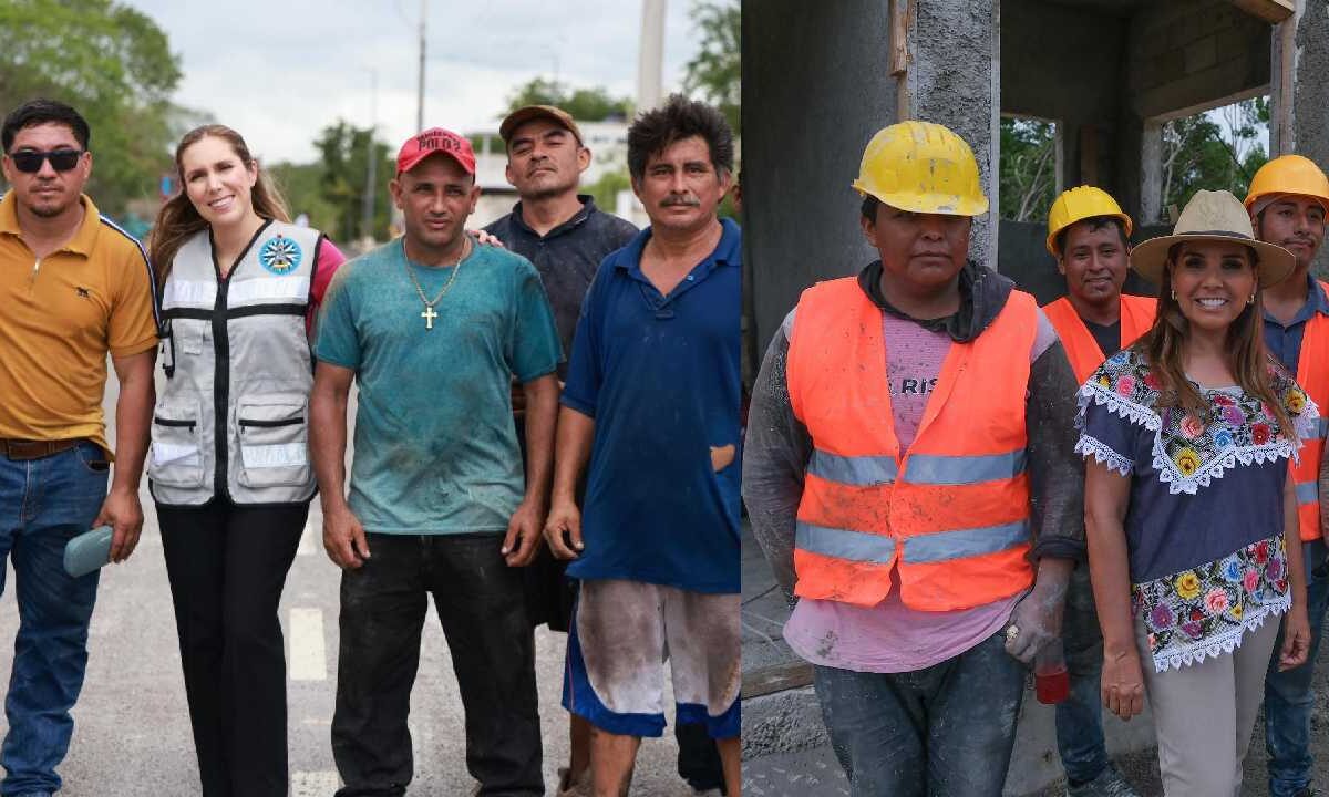 Celebran a los albañiles en el Día de la Santa Cruz.