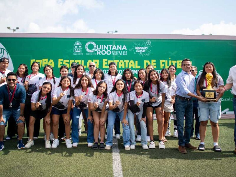 Mundialito Quintana Roo 2026 reúne a estudiantes en una fiesta deportiva llena de talento y convivencia