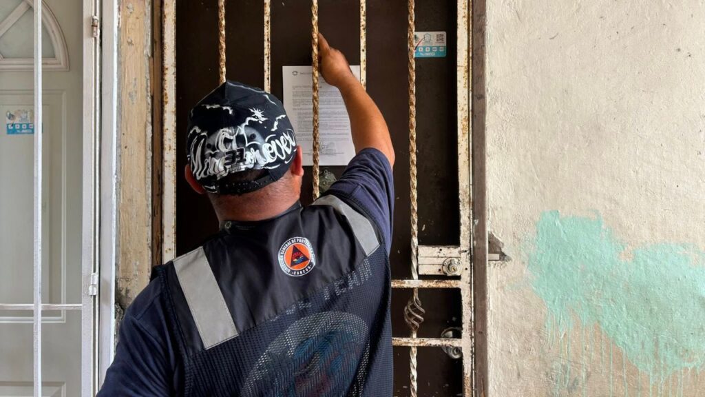 Notifican riesgo en 1,360 departamentos de la Sm 77 Cancún