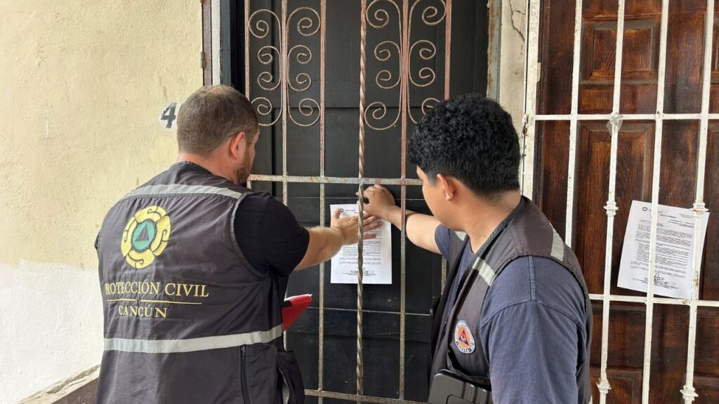 Notifican riesgo en 1,360 departamentos de la Sm 77 Cancún