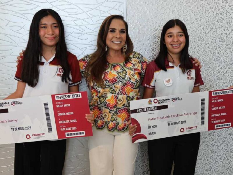 Orgullo quintanarroense: ellas son las estudiantes que irán al concurso Milset 2026 en Fortaleza, Brasil