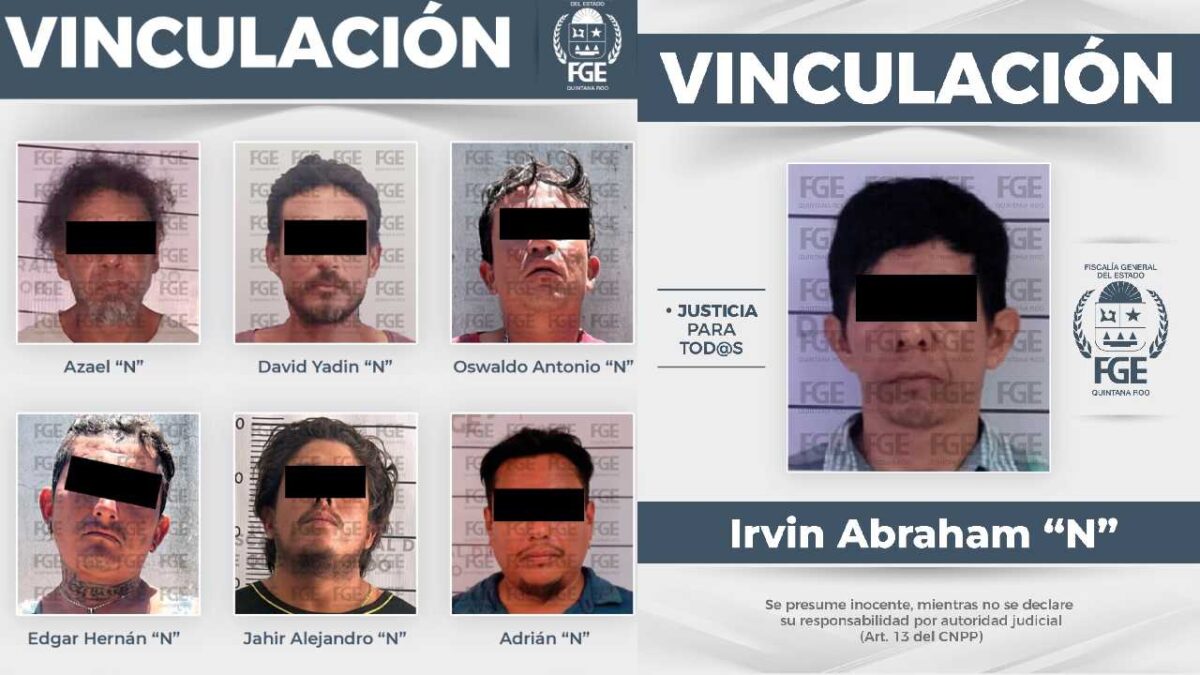 Los detenidos en Othón P. Blanco.