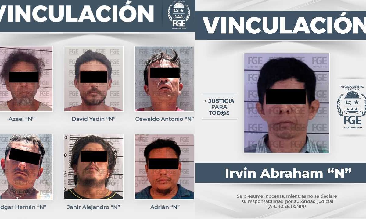 Los detenidos en Othón P. Blanco.