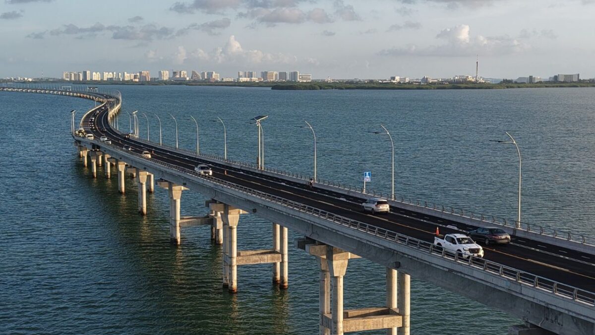 Puente Nichupté: rutas de transporte operarían en agosto