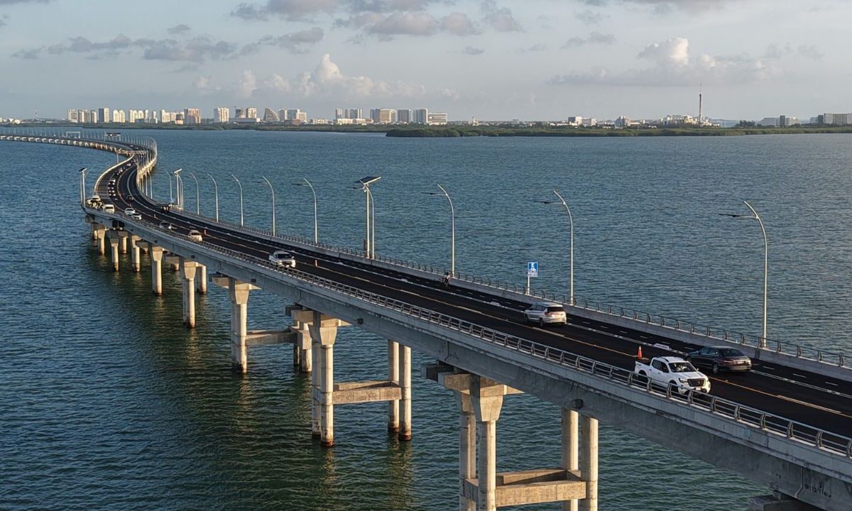 Puente Nichupté: rutas de transporte operarían en agosto