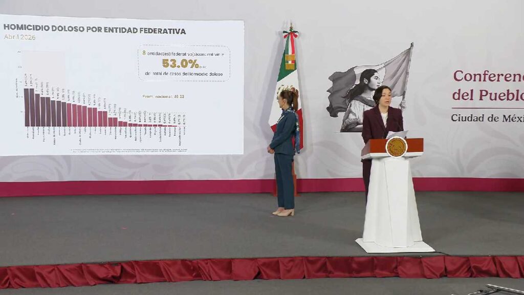 Quintana Roo con menos homicidios dolosos.