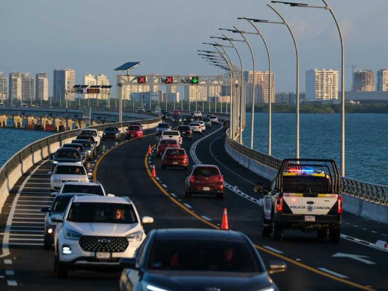 Revive los mejores momentos de la apertura del Puente Nichupté a cargo de Mara Lezama (galería)