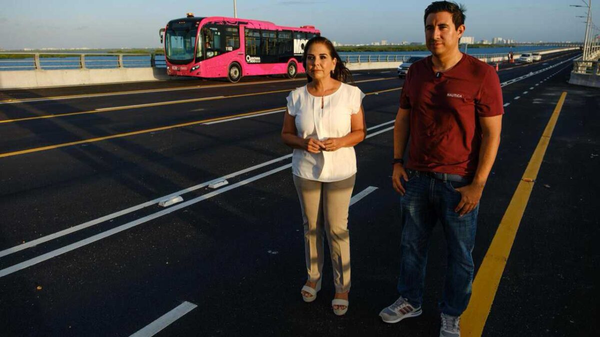 Mara Lezama supervisa oriuebas de al Ruta 27.