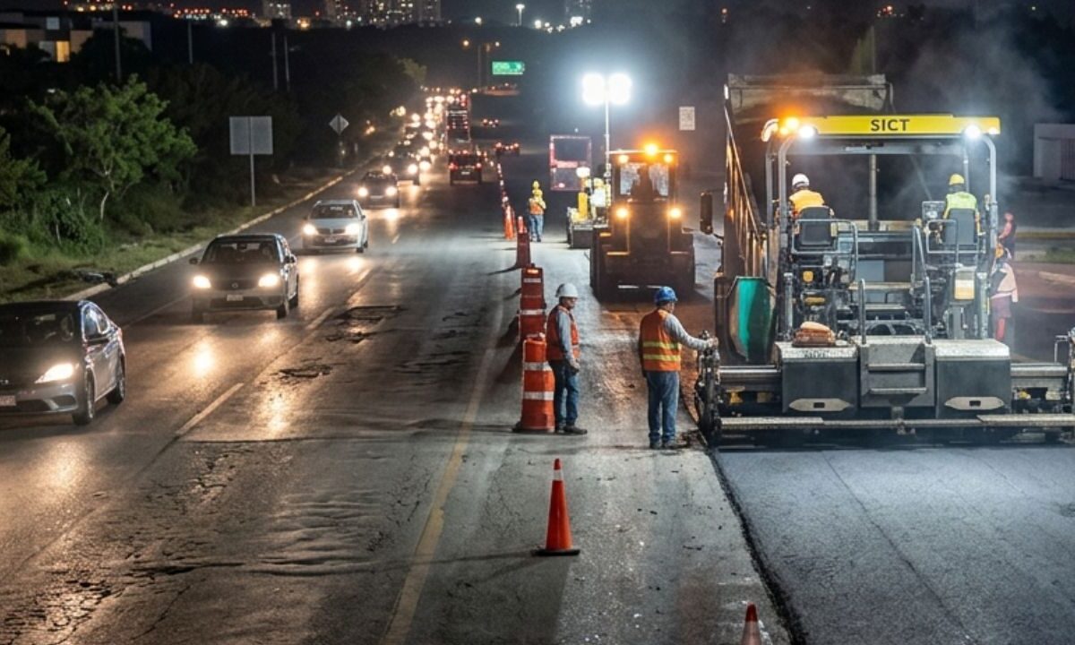 Cierres nocturnos en Carretera 307 y Blvd. Colosio este 4 de mayo