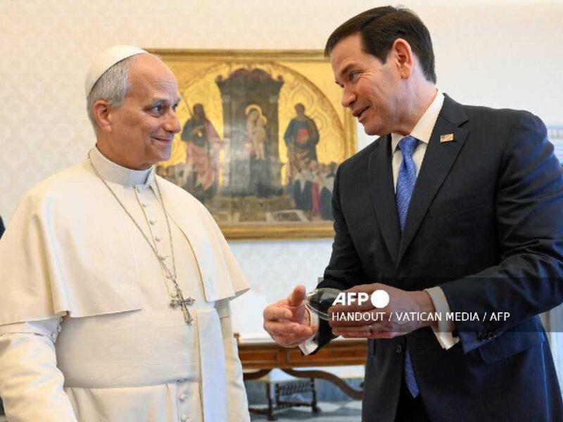 Santa Sede y EU refuerzan diálogo por la paz tras reunión de Marco Rubio y León XIV