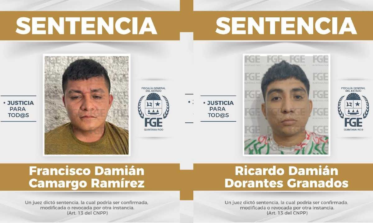 Sentencia condenatoria contra dos en Cancún.