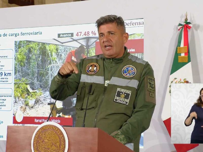 Terminal de carga del Tren Maya en Cancún con avance de 47.48%; la de Chetumal, se construirá en 2027: Vallejo