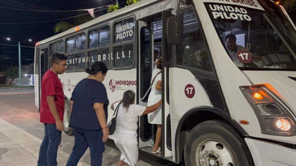 Transporte público en Chetumal recibirá subsidio del Gobierno