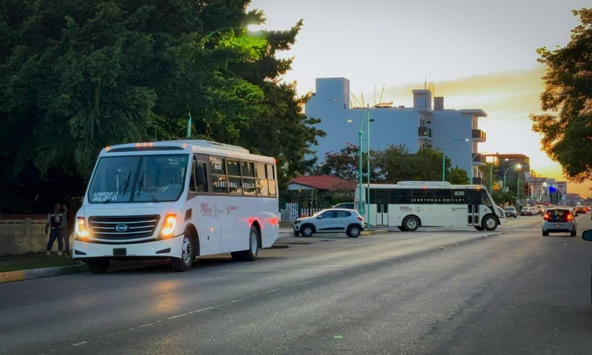 Transporte público en Chetumal recibirá subsidio del Gobierno