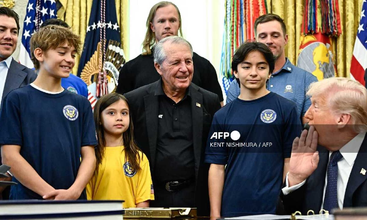 Donald Trump ironizó sobre su ejercicio.