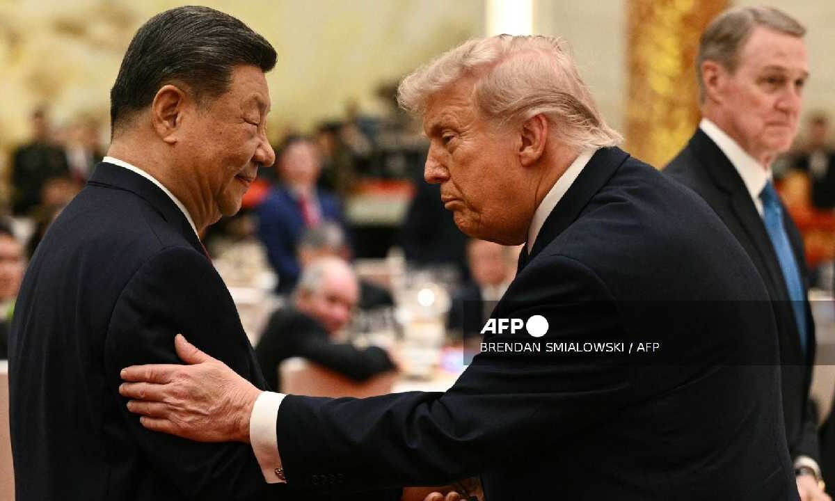 Donald Trump, y su homólogo chino, Xi Jinping se reunieron.