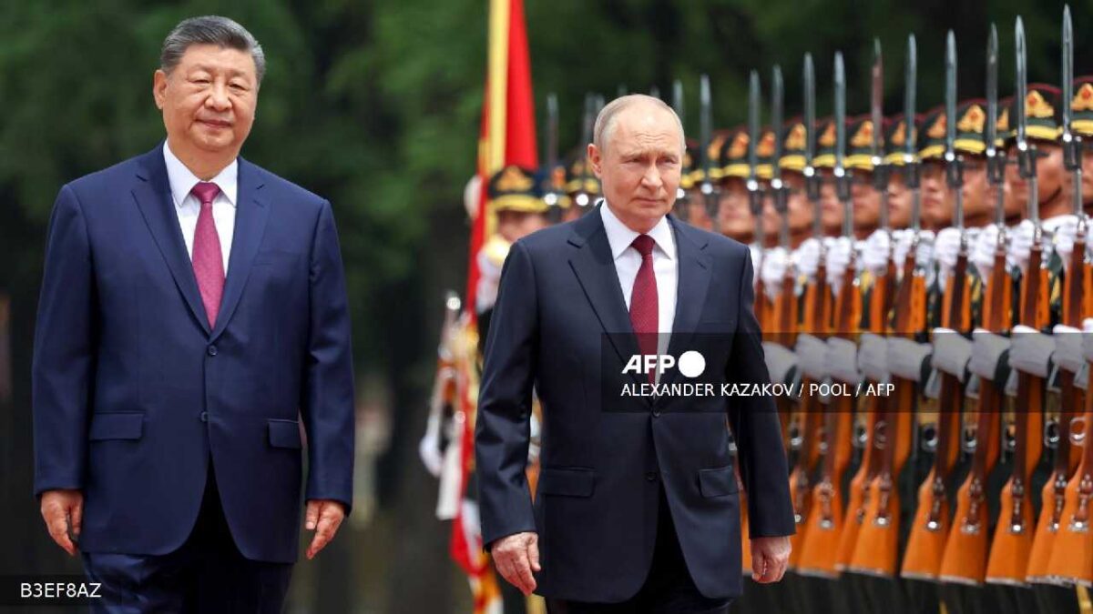 Xi y Putin sostuvieron una reunión.