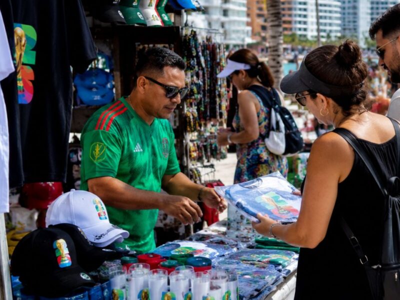 ¡Fiebre mundialista! Cancún regulará comercios y blindará Tajamar del ambulantaje