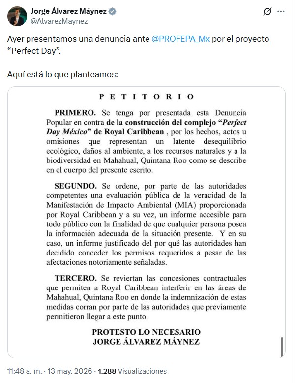 Perfect Day México: Máynez denuncia lo que regidores aprobaron