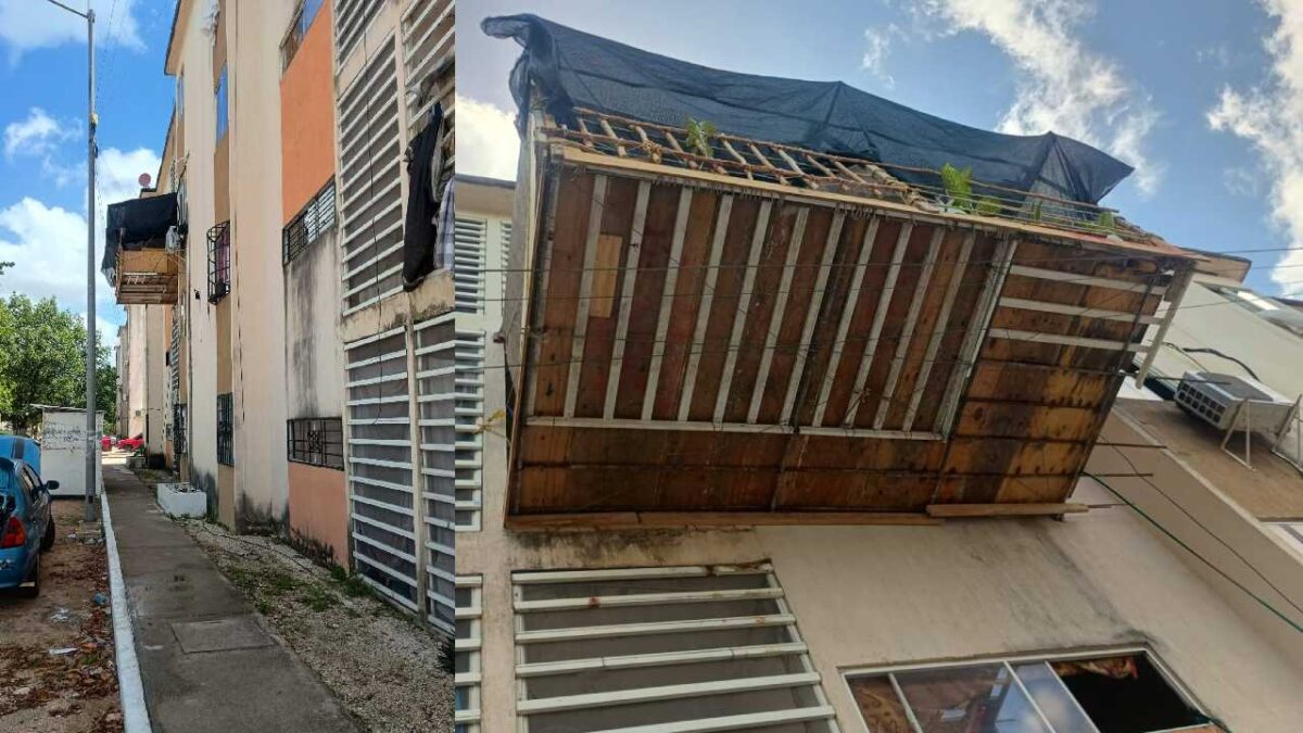 Así el balcón.