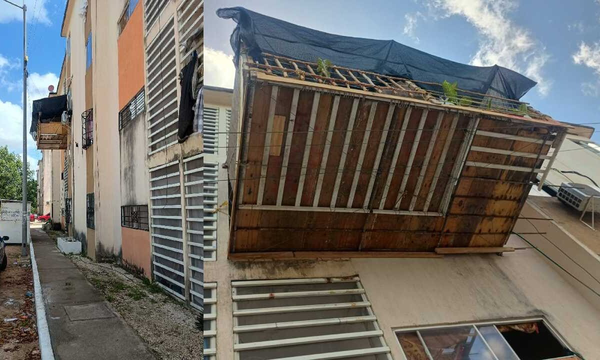 Así el balcón.