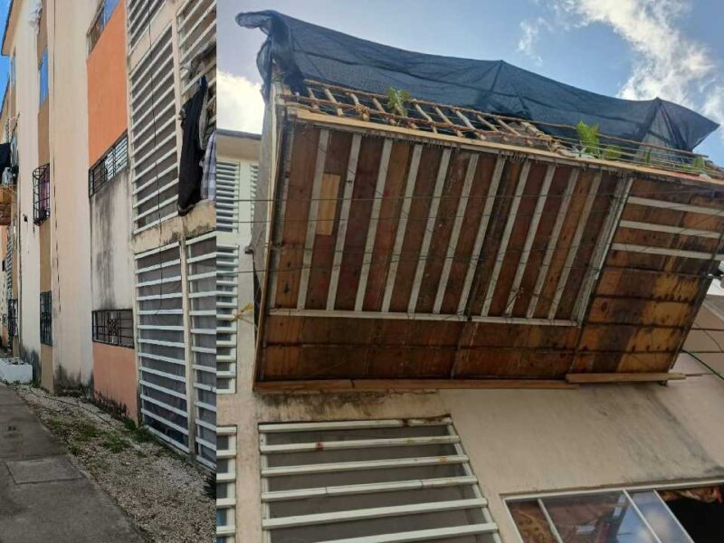 ¡Aguas! Exhibe Desarrollo Urbano de Cancún balcón irregular en Paraíso Maya ¿Lo clausuró?