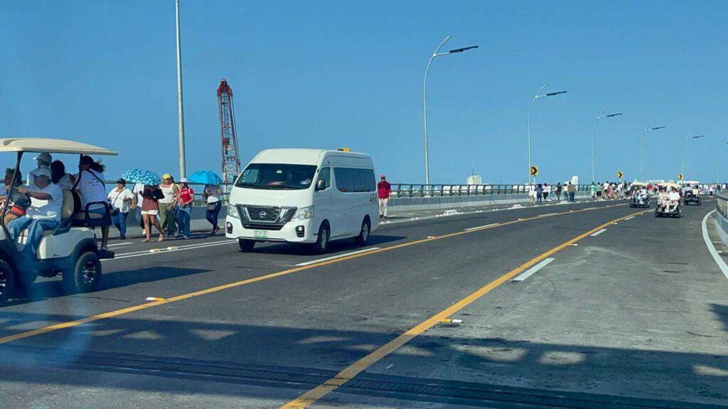 ¡Que siempre no! Revisa la SICT condiciones del Puente Nichupté; apertura queda en pausa