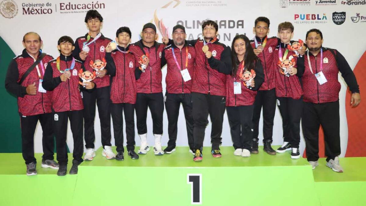 La delegación de Q. Roo sigue cosechando medallas.