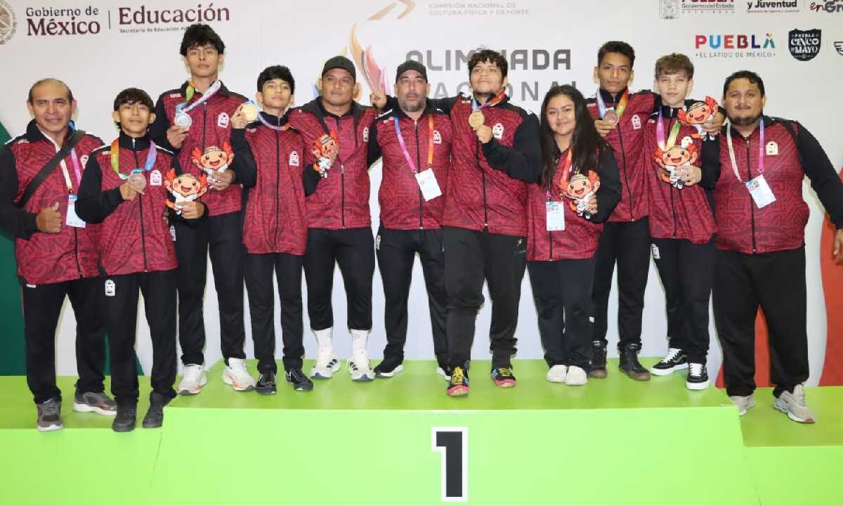 La delegación de Q. Roo sigue cosechando medallas.