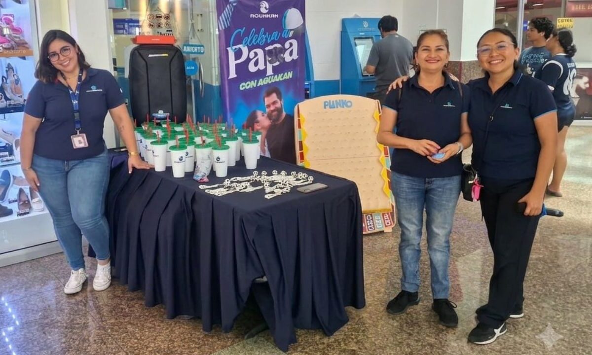 Aguakan celebra el Día del Padre con 400 papás de Quintana Roo