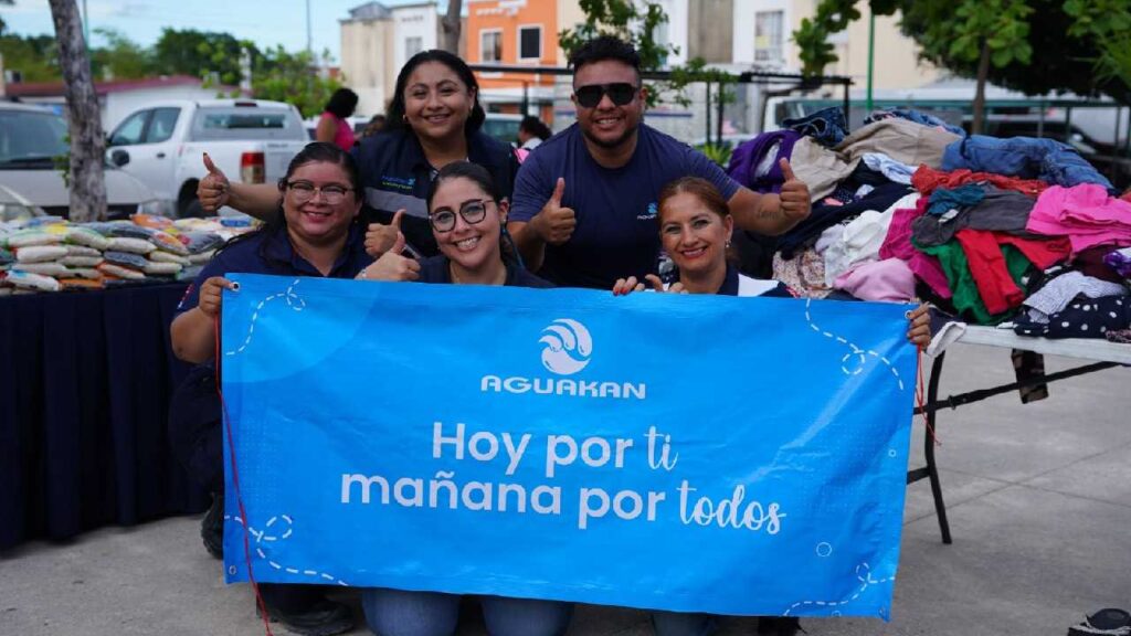 Aguakan transforma solidaridad en ayuda para más de 400 familias de Villas Otoch Paraíso