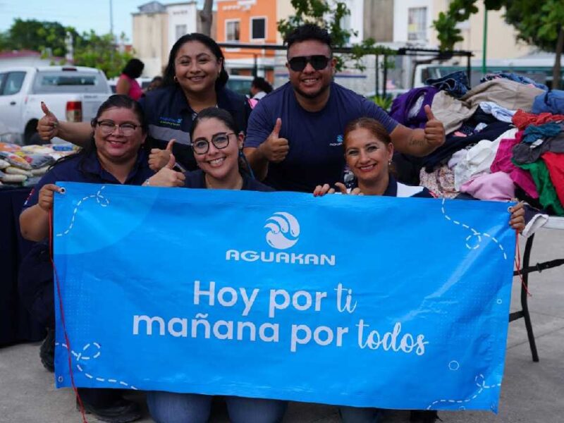 Aguakan transforma solidaridad en ayuda para más de 400 familias de Villas Otoch Paraíso