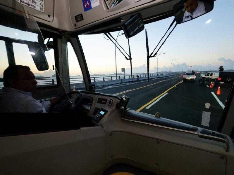 Anuncia Mara Lezama servicio gratuito durante fase de evaluación de transporte MOBI sobre el Puente Nichupté
