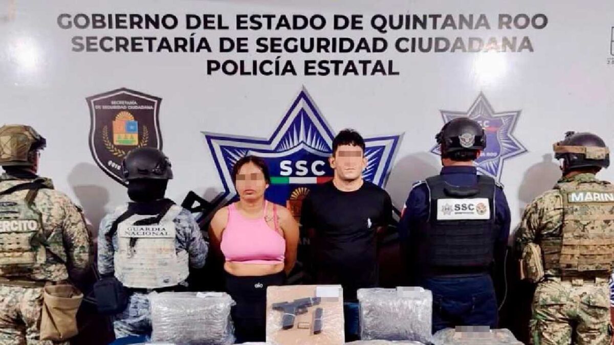 La pareja tenía droga.