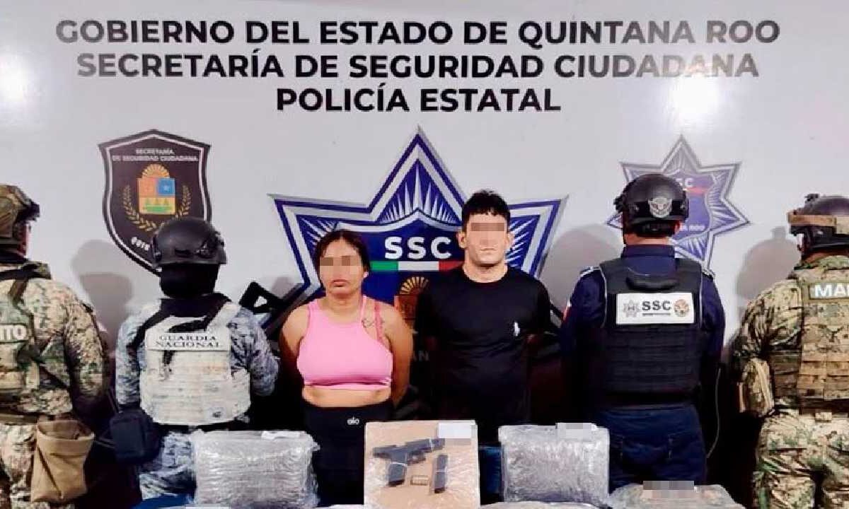 La pareja tenía droga.