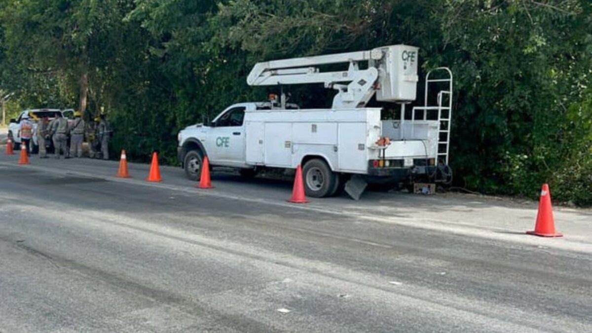 Apagones en Quintana Roo: CFE refuerza brigadas ante fallas