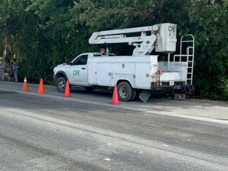 Apagones en Quintana Roo: CFE refuerza brigadas ante fallas por lluvias
