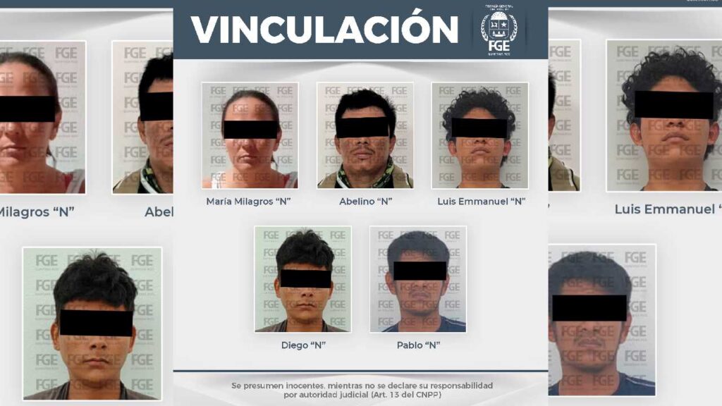 Cancún: logra la FGE de Quintana Roo vincular a proceso a 15 presuntos narcomenudistas