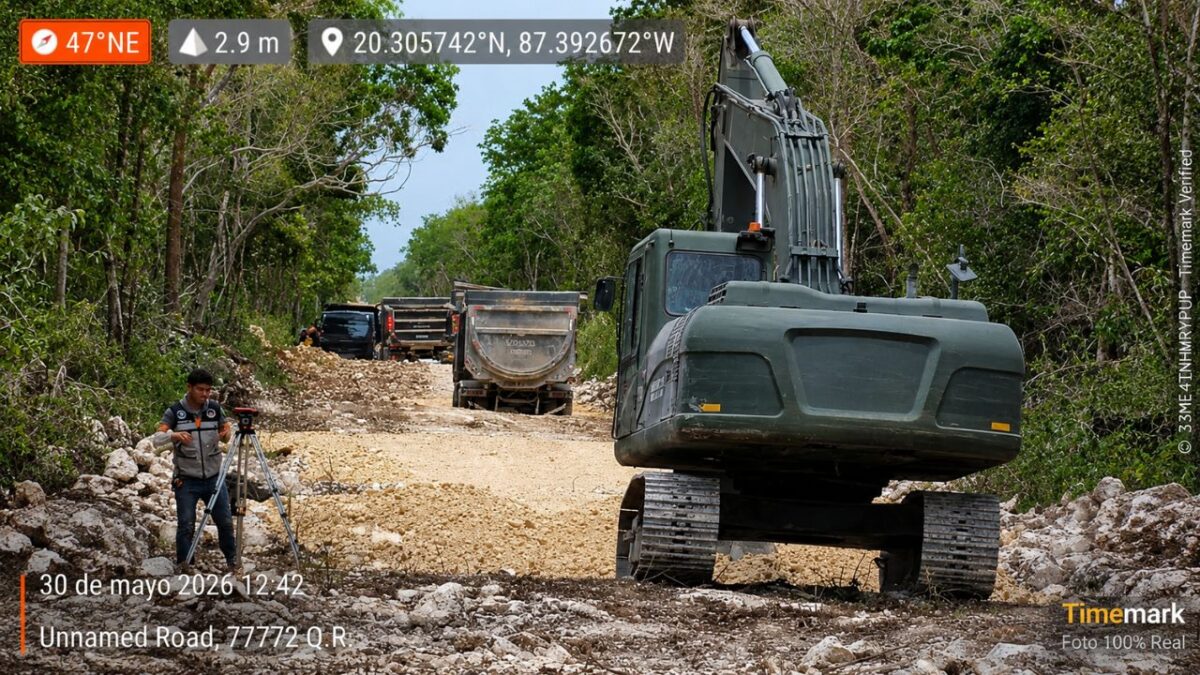 Carretera en sistema Sac Actun amenaza agua de Quintana Roo