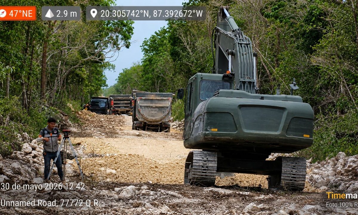 Carretera en sistema Sac Actun amenaza agua de Quintana Roo