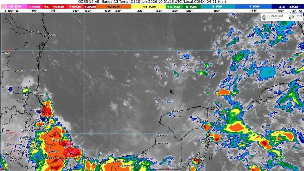Prevén lluvias.
