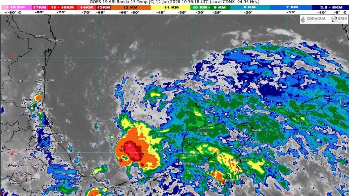 Pronostican lluvias y nublados para hoy 12 de junio.