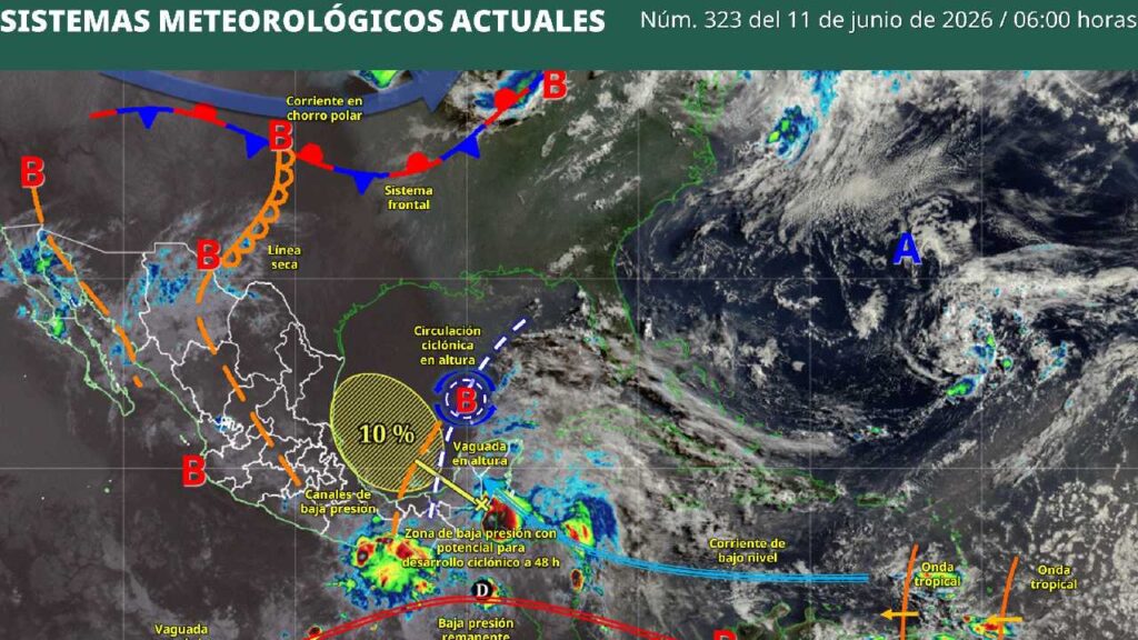 Clima en Quintana Roo: prevén un jueves 11 de junio con fuertes lluvias y algunos nublados