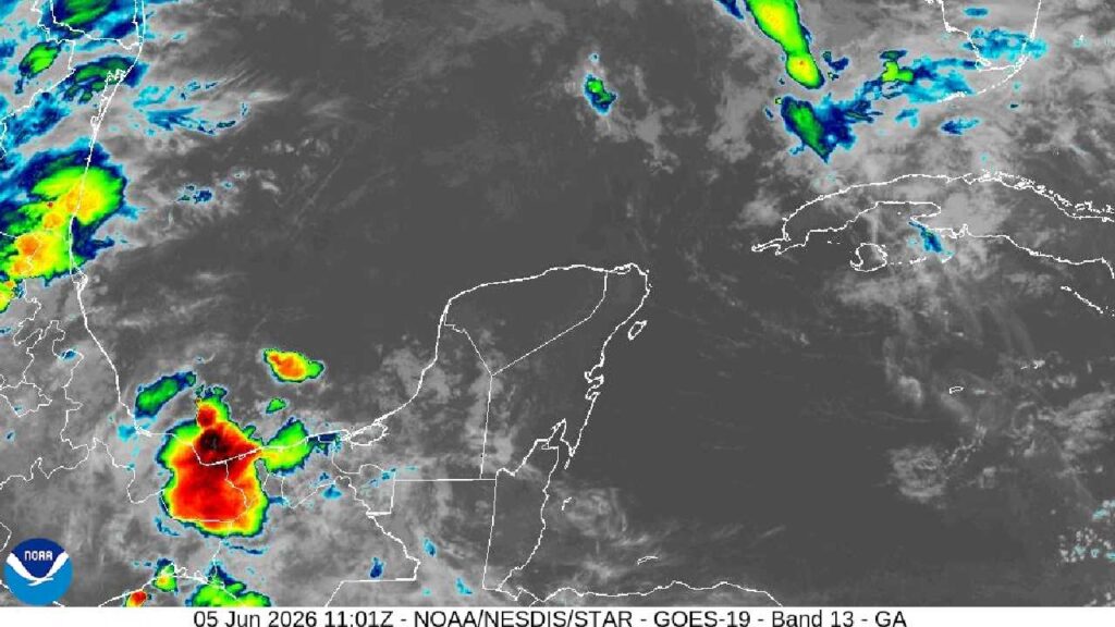 Clima en Quintana Roo: viernes 5 de junio caluroso, con cielo nublado y lluvias aisladas