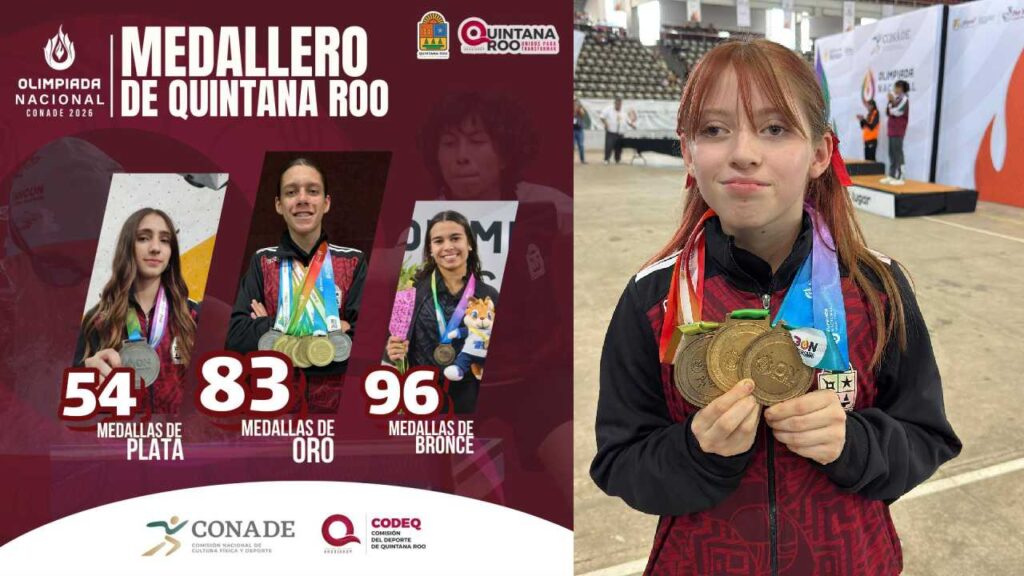Olimpiada Nacional histórica para Quintana Roo.