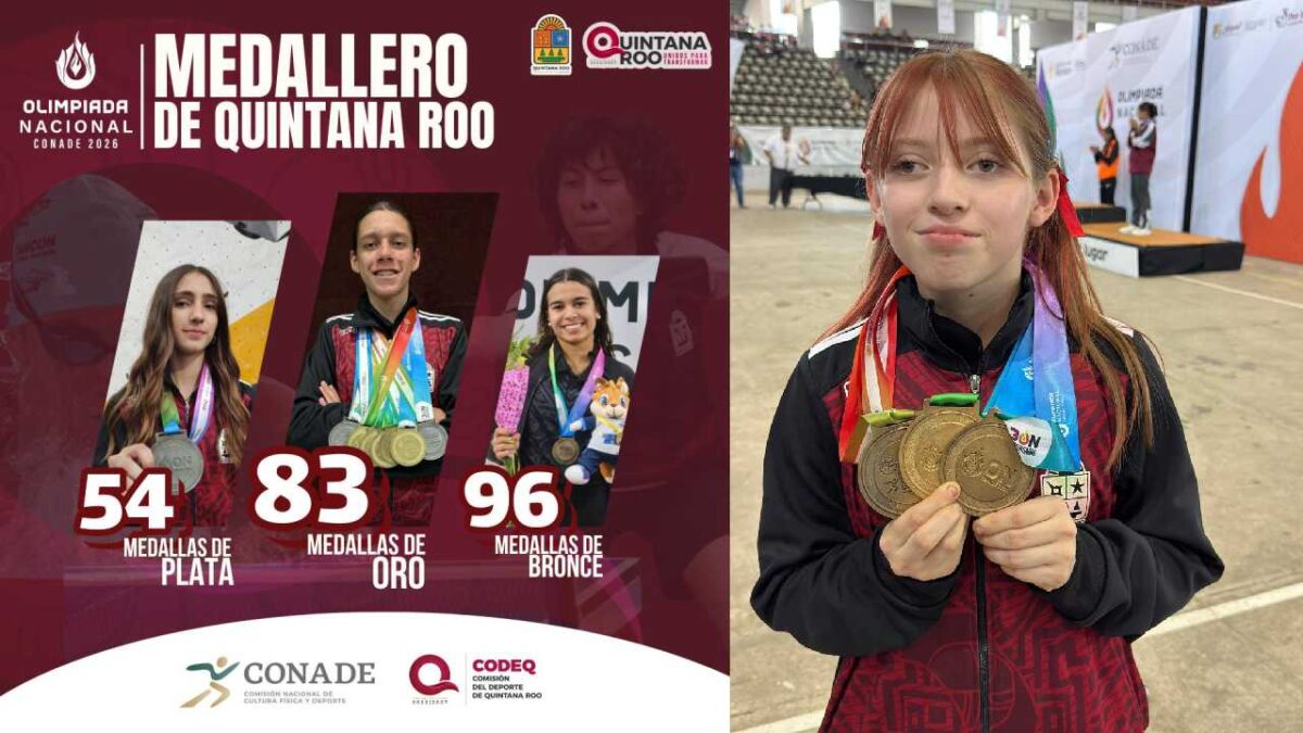 Olimpiada Nacional histórica para Quintana Roo.