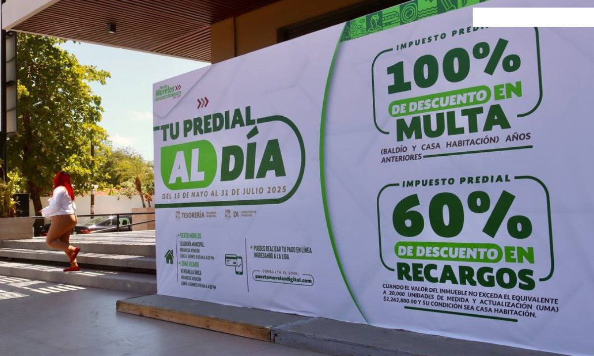 Descuentos predial Puerto Morelos: últimos 20 días para ahorrar